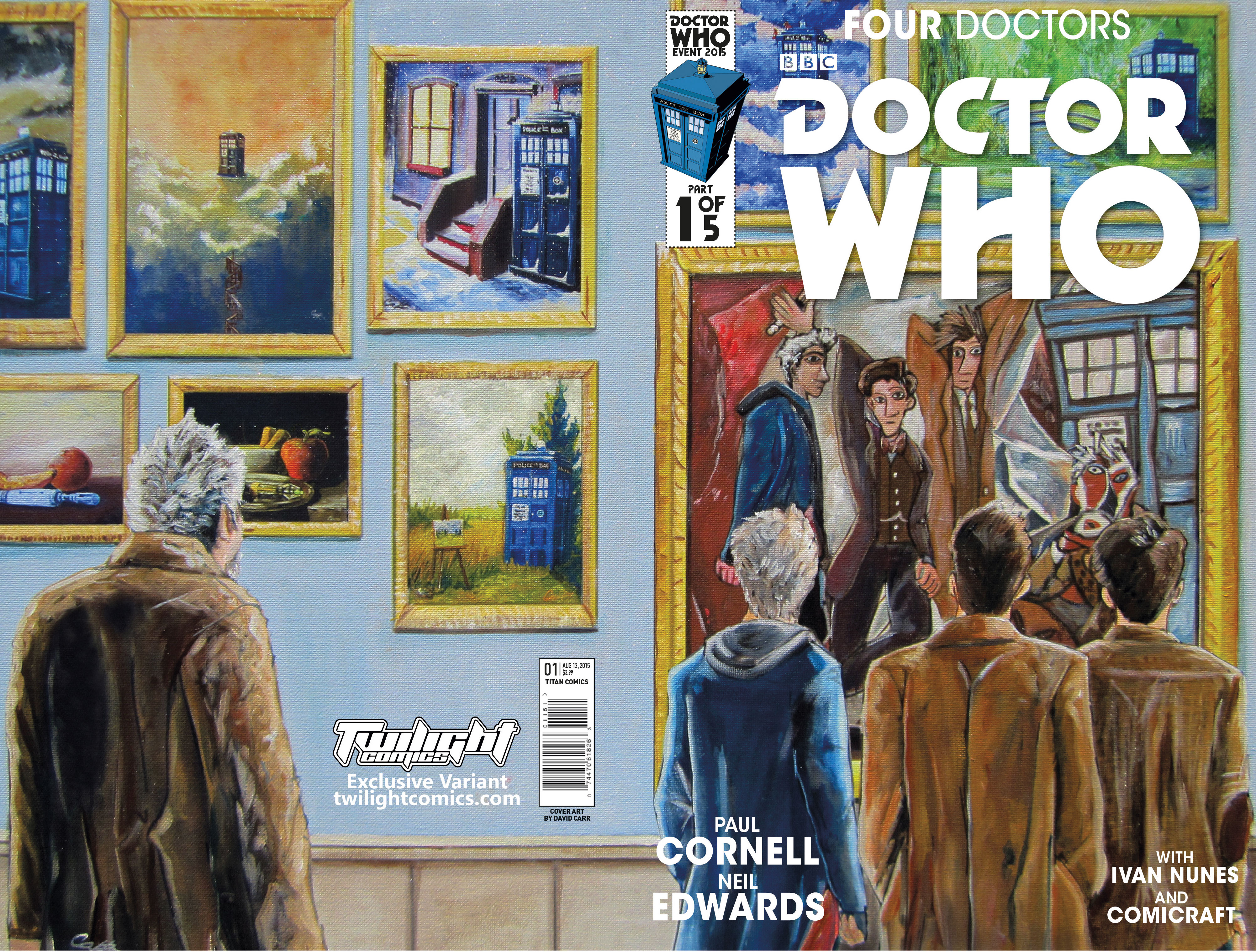 TWILIGHT COMICS VARIANT COVER BY DAVID CARR