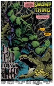 Swamp Thing 1 title page