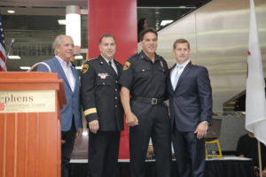 John Maatta, Chief Don Stephens, Lou Ferrigno and Chris Stephens